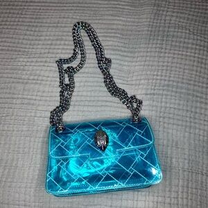 Kurt Geiger Kensington Transparent (clear) Mini Shoulder Bag - BLUE